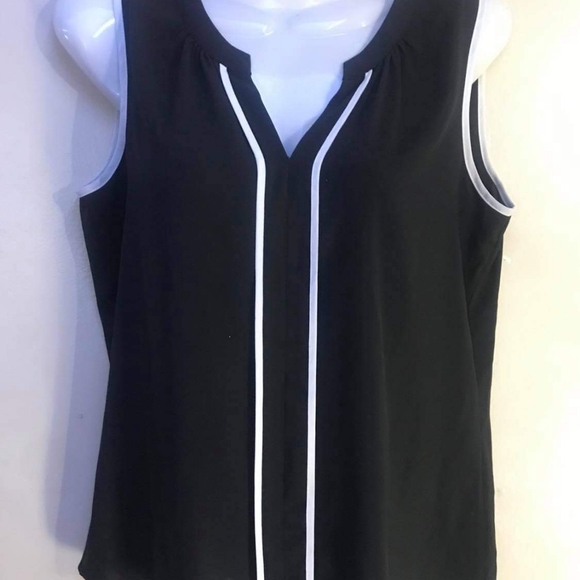 Calvin Klein Tops - Calvin Klien Small Black and white shirt